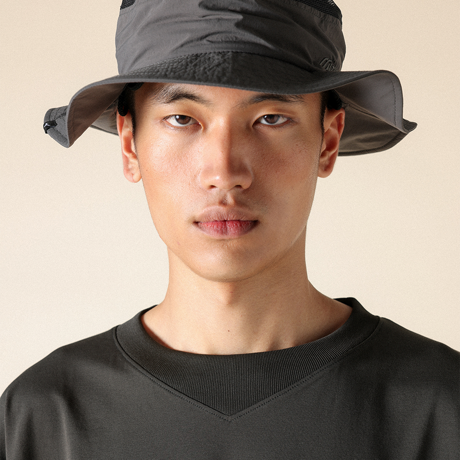 Mizuno High Gage Pullover Peat Charcoal